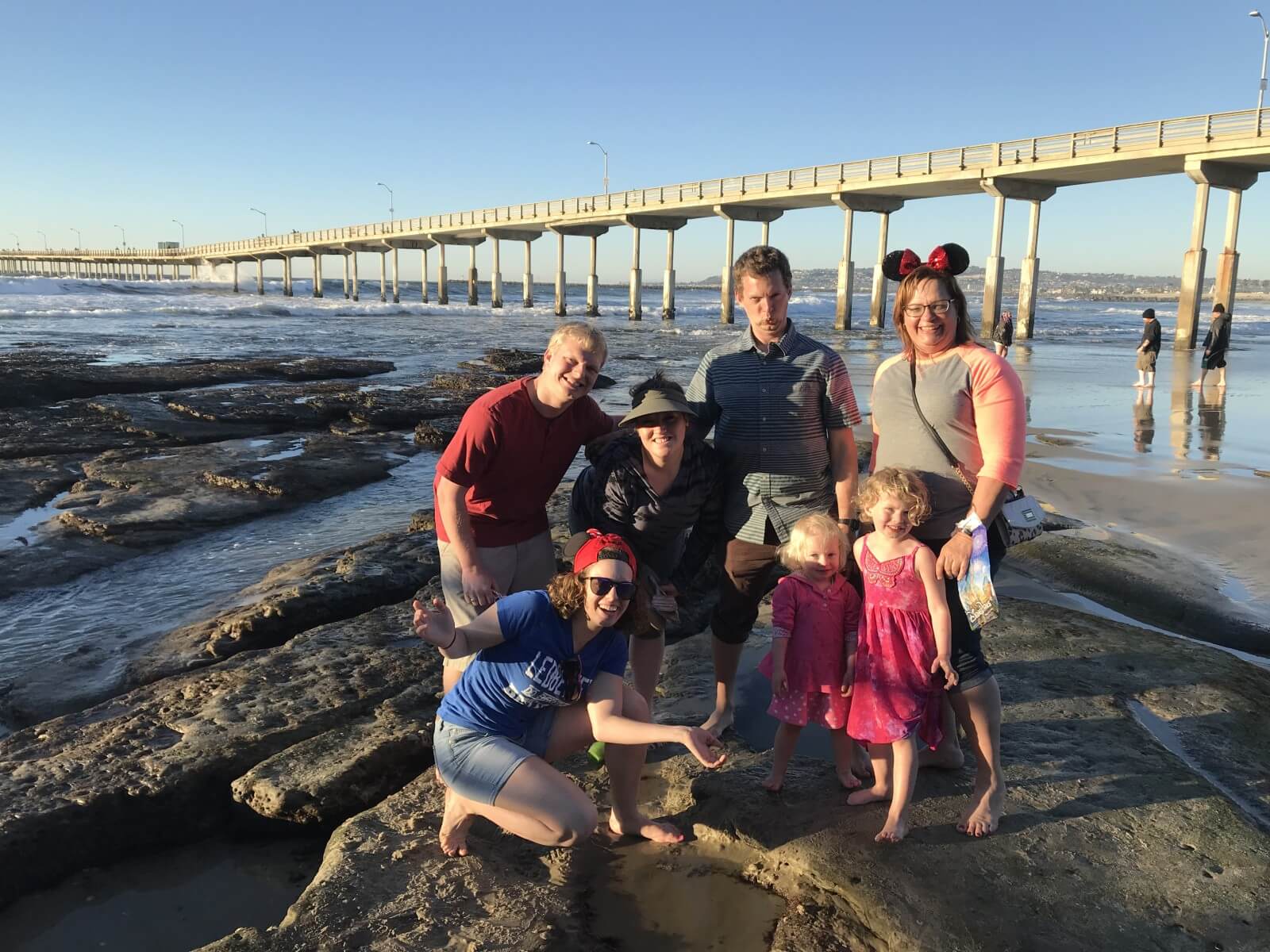 San Diego beach in Jan 2018