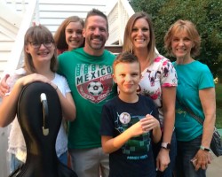 G-daughter's 2018 Pioneer Day Cello Concert at Pine Valley Chapel (with me on the right)