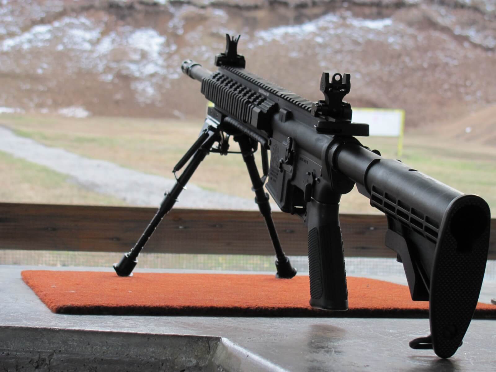 LOOKING  DOWN  RANGE  -  PARLEY'S  CANYON,  UTAH