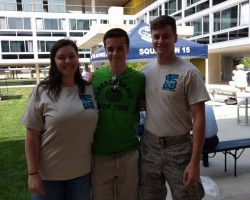 My two brothers and me at the United States Air Force Academy