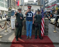 Checkpoint Charlie used to be the only way you could enter East Germany because of the Berlin Wall.