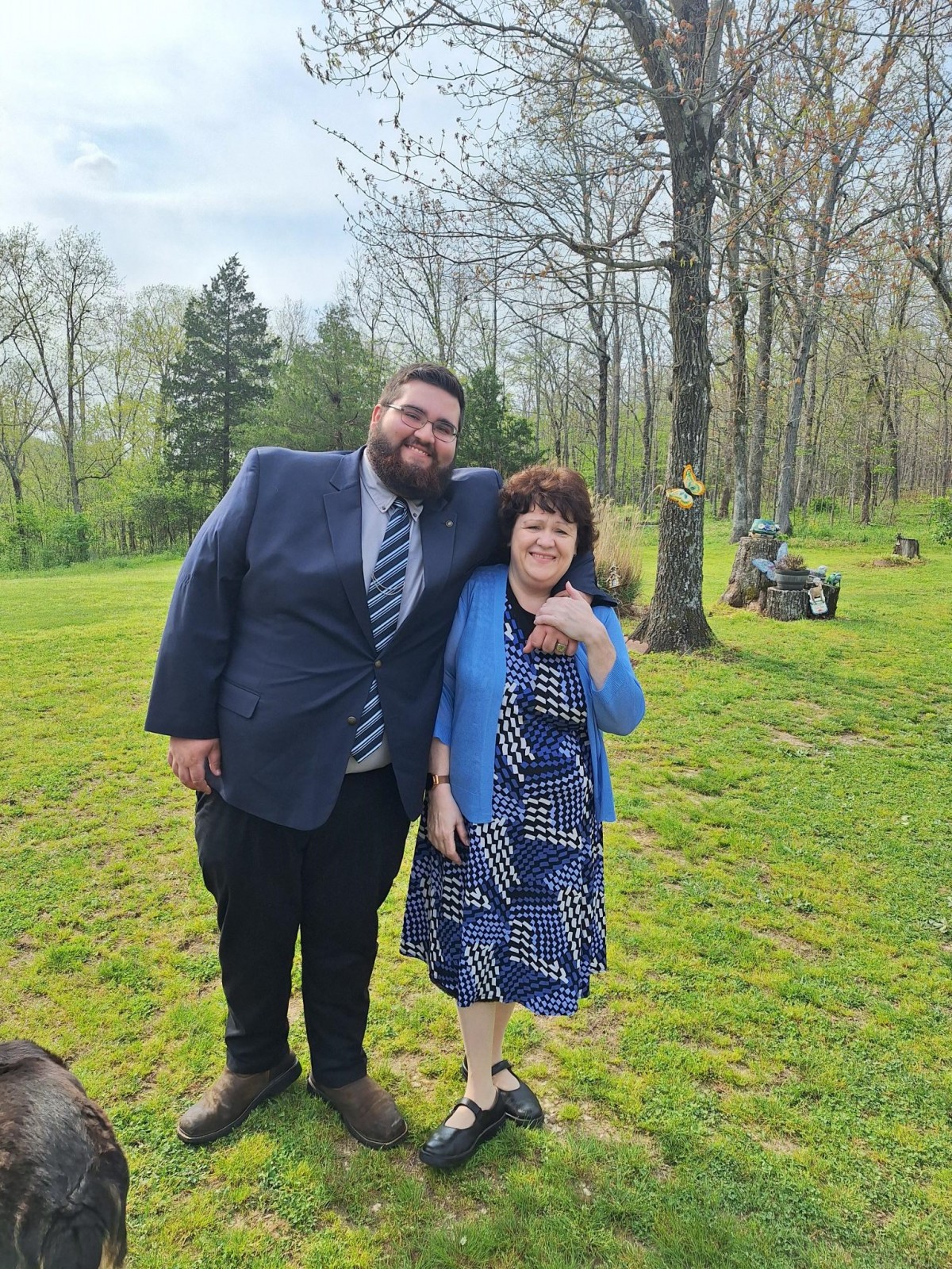 Son and I for Easter 2025.
