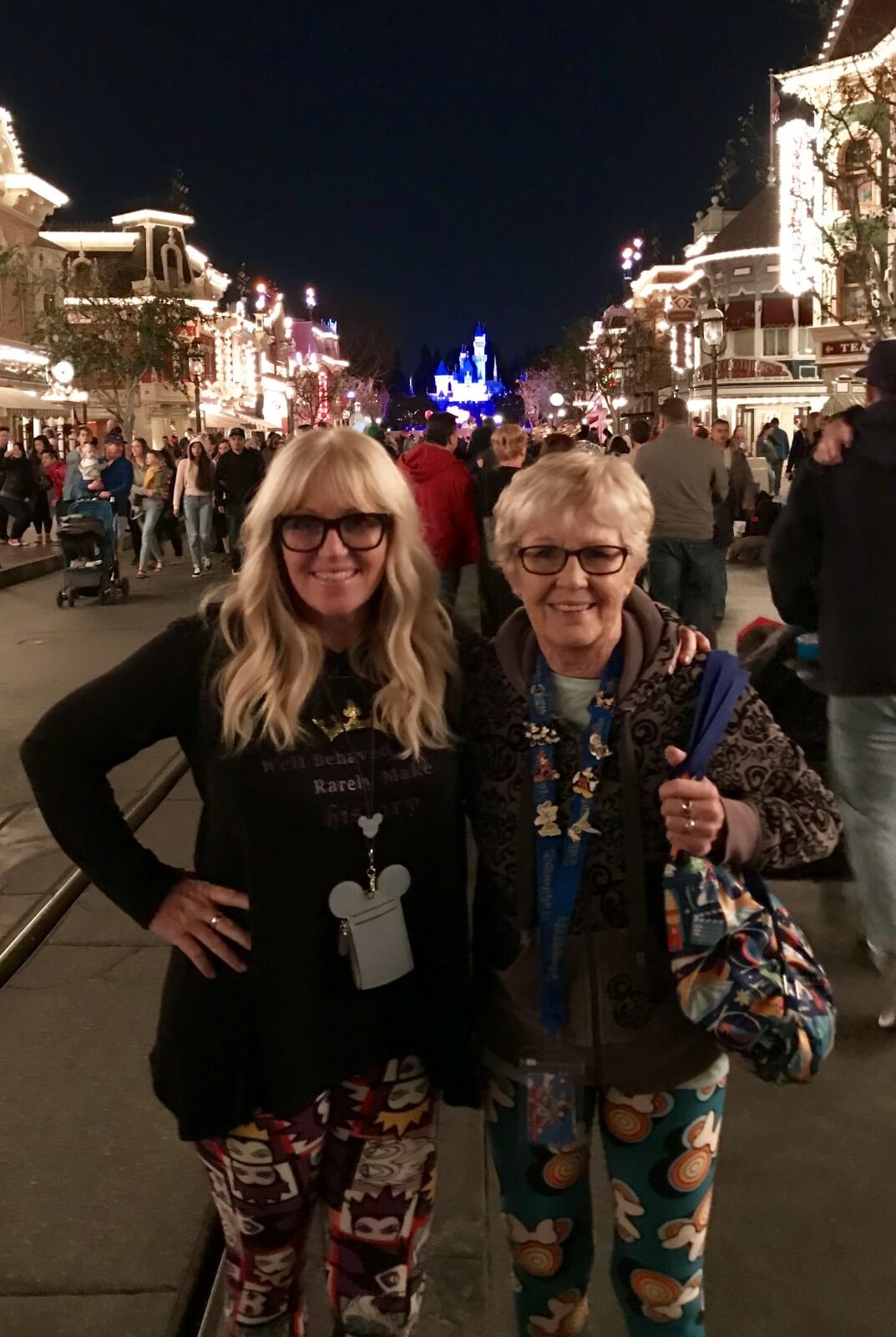 Mother and daughter time at Disneyland