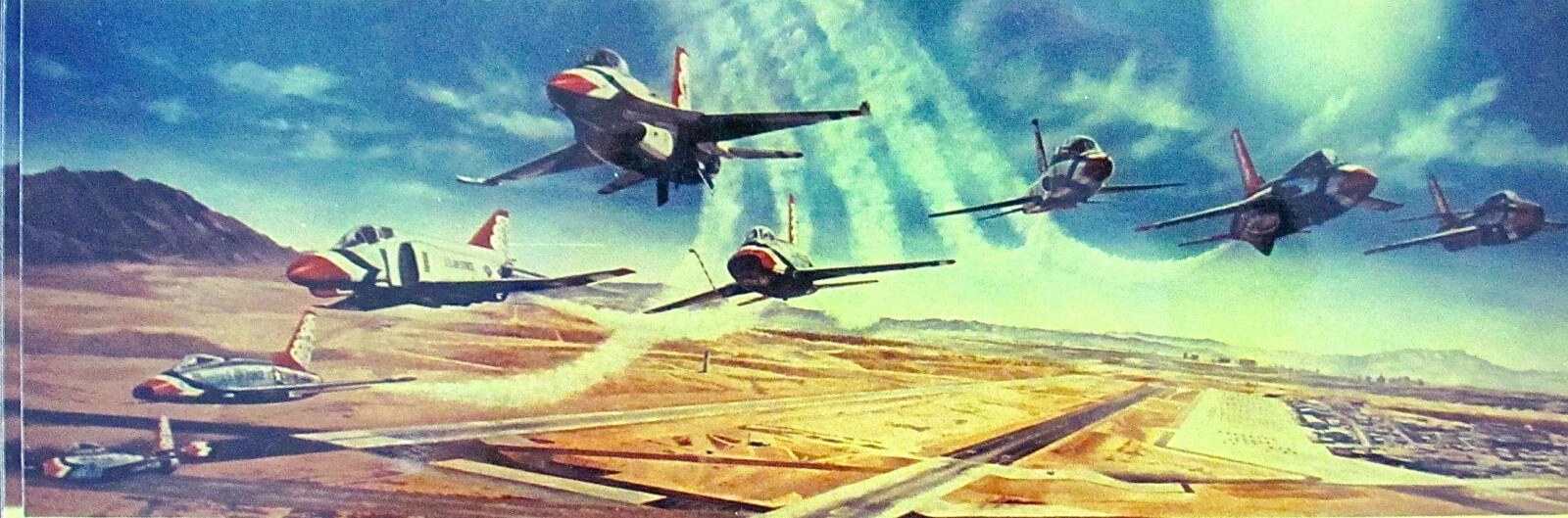 ONE  OF  MY  PIECES  OF  ARTWORK,  "THUNDERBIRD LEAD"