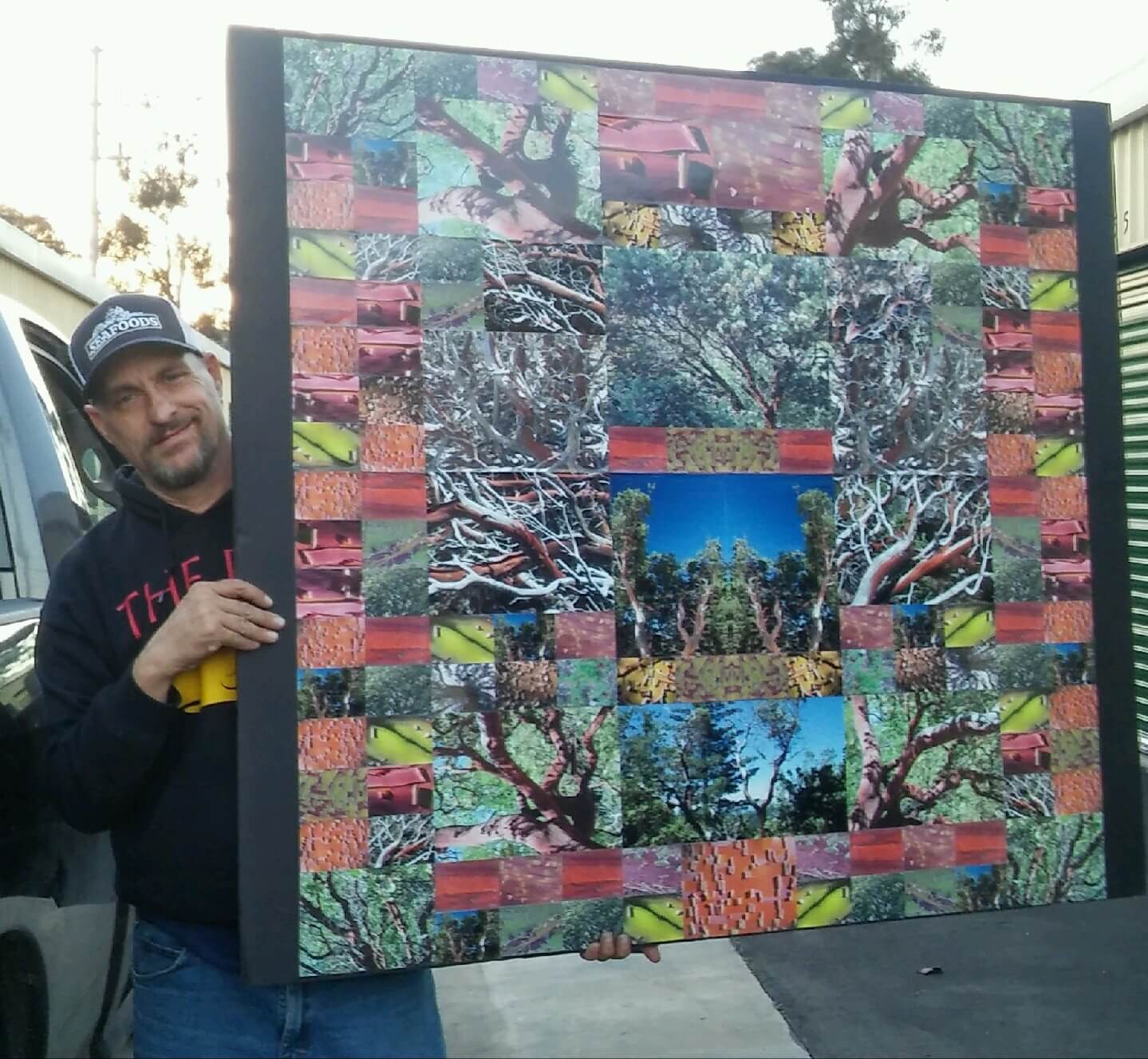 self with mosaic artwork manzanita forests