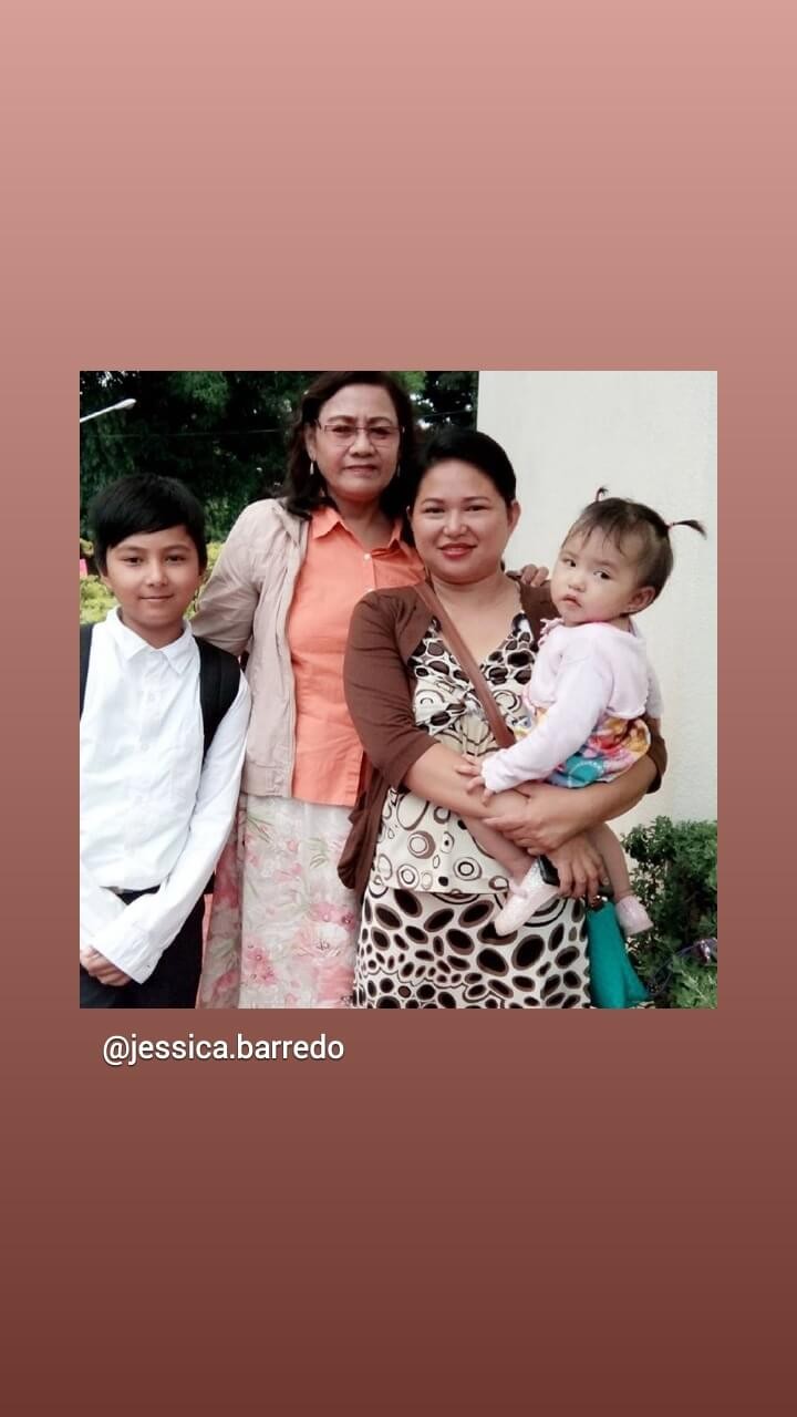 with niece and family